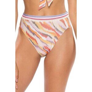 Soluna Women's Bikini Bottom Over the Moon High Waist Capricorn Multicolor SZ M